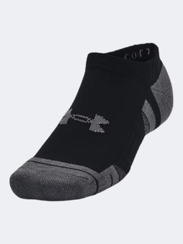 Basketball socks pro-style -Under Armour Performance Unisex Training Sock Black/Pitch Grey