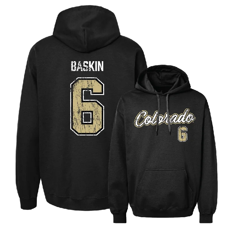 Men's basketball hoodie sport collection -Men's Basketball Black Script Hoodie  - Trevor Baskin