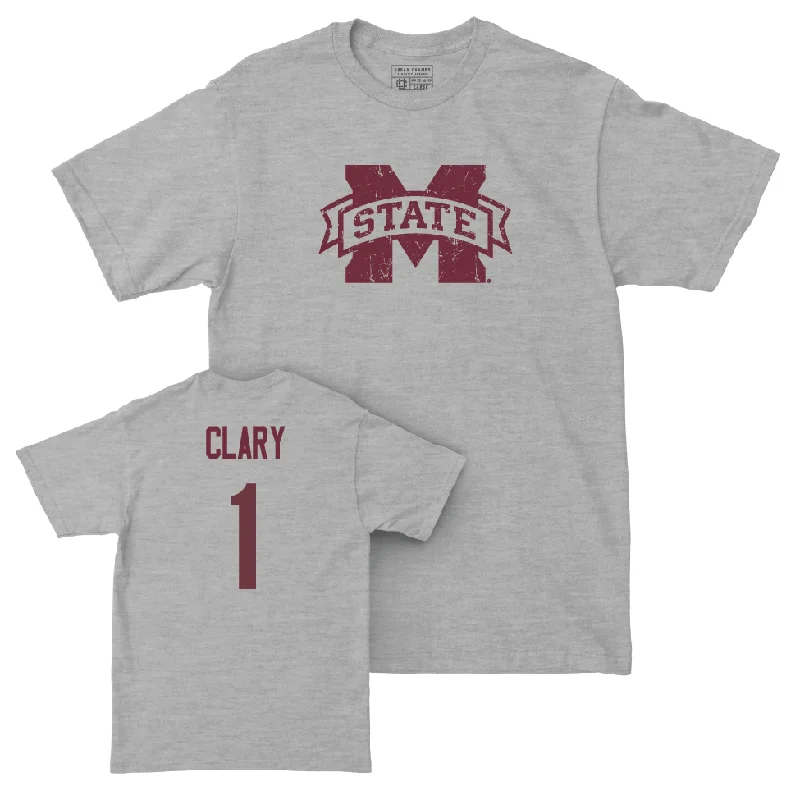 Men's basketball T-shirts retro-performance -Sport Grey Men's Basketball Classic Tee  - Kanye Clary