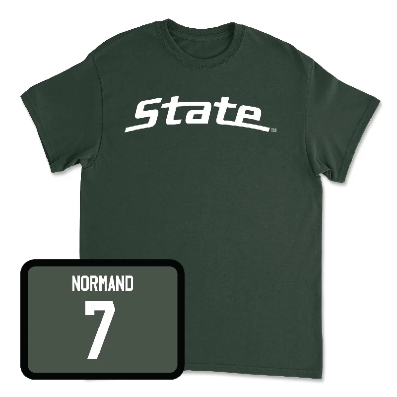 Men's basketball T-shirts pro-court -Green Men's Basketball State Tee  - Gehrig Normand