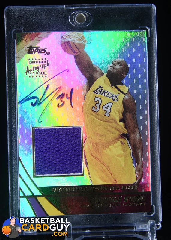 Basketball jerseys vibrant -Shaquille O'Neal 2003-04 Topps Jersey Edition #SO AU #/499