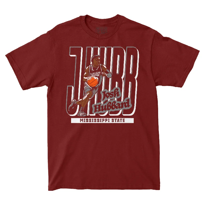 Men's basketball T-shirts green -EXCLUSIVE RELEASE: J Hubb Cartoon Maroon Tee