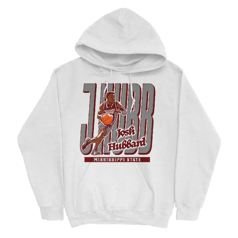 Men's basketball hoodie custom offer -EXCLUSIVE RELEASE: J Hubb Cartoon White Hoodie