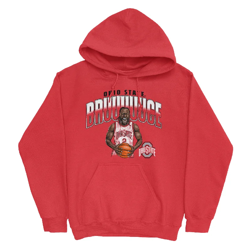 Men's basketball hoodie stylish set -EXCLUSIVE RELEASE: Bruce Thornton BRUUUUCE Red Hoodie