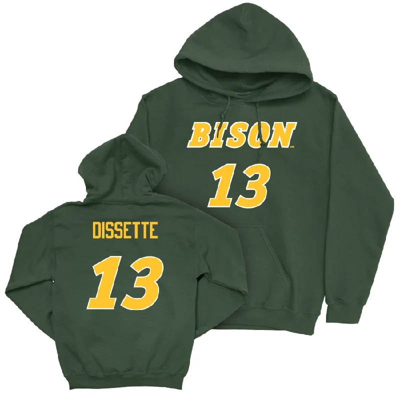 Men's basketball hoodie unique hoodie -Green Men's Basketball Player Hoodie - Darik Dissette