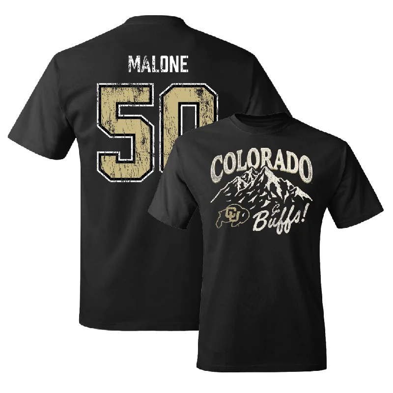 Men's basketball T-shirts stylish-court -Men's Basketball Black Mountain Tee  - Elijah Malone