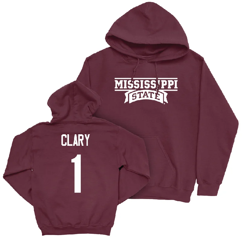 Men's basketball hoodie fan favorite -Maroon Men's Basketball Team Hoodie  - Kanye Clary