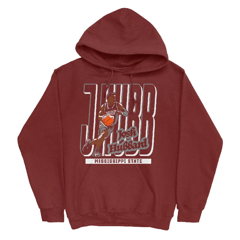 Men's basketball hoodie quick-dry offer -EXCLUSIVE RELEASE: J Hubb Cartoon Maroon Crewneck