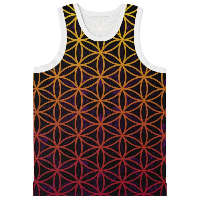 Basketball jerseys camouflage -Flower of Life Basketball Jersey