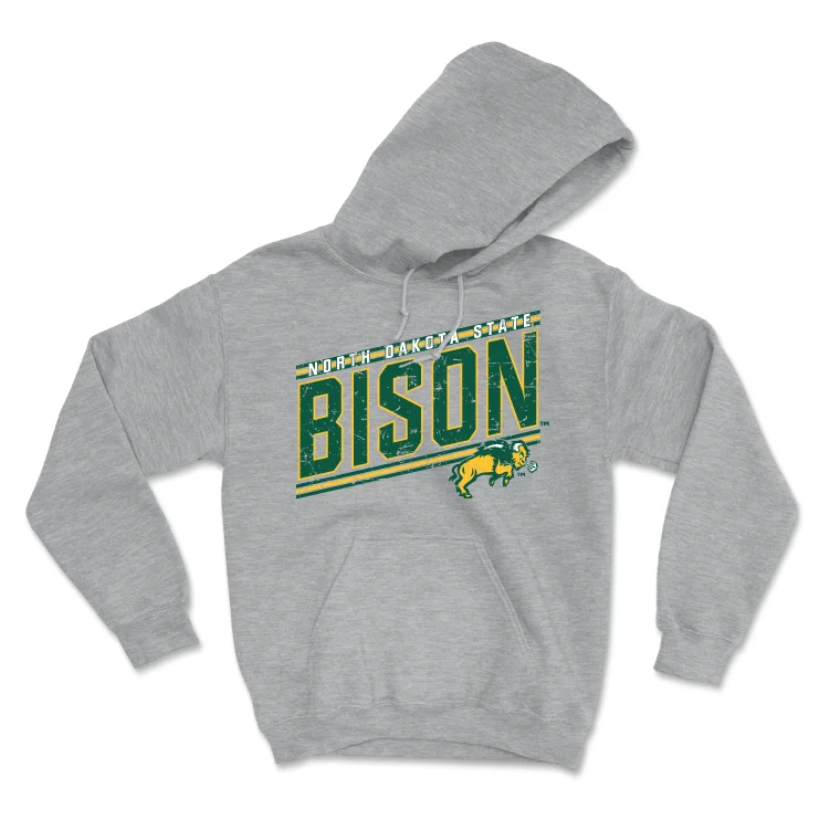 Men's basketball hoodie matching hues -Sport Grey Men's Basketball Vintage Hoodie - Noah Feddersen