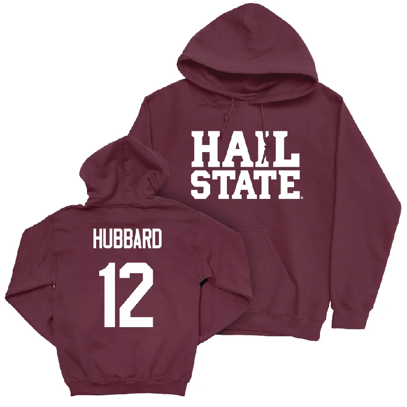 Men's basketball hoodie budget deal -Maroon Men's Basketball Hail Hoodie - Josh Hubbard