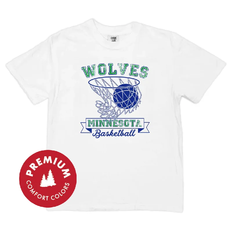 Men's basketball T-shirts lightweight-durable -Wolves Premium Tee