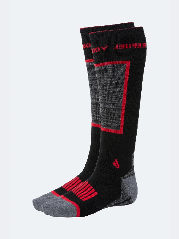 Basketball socks custom -Oil And Gaz Sporty Unisex Skiing Sock Black/Red