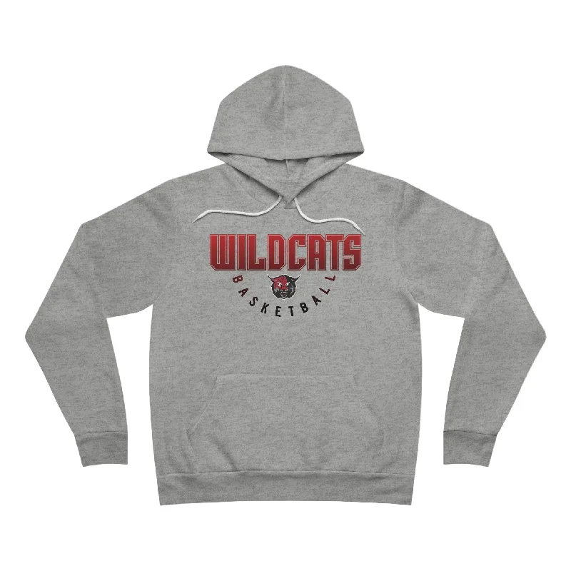 Men's basketball hoodie player bundle -Wildcats Unisex Sponge Fleece Pullover Hoodie