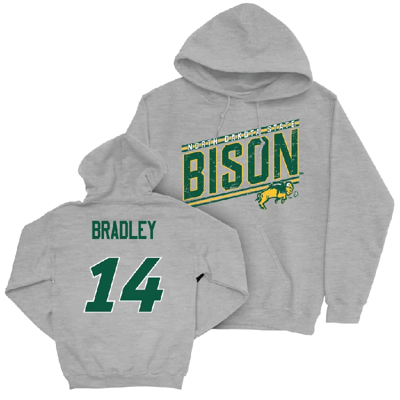 Men's basketball hoodie fast-dry kit -Sport Grey Men's Basketball Vintage Hoodie - Eli Bradley