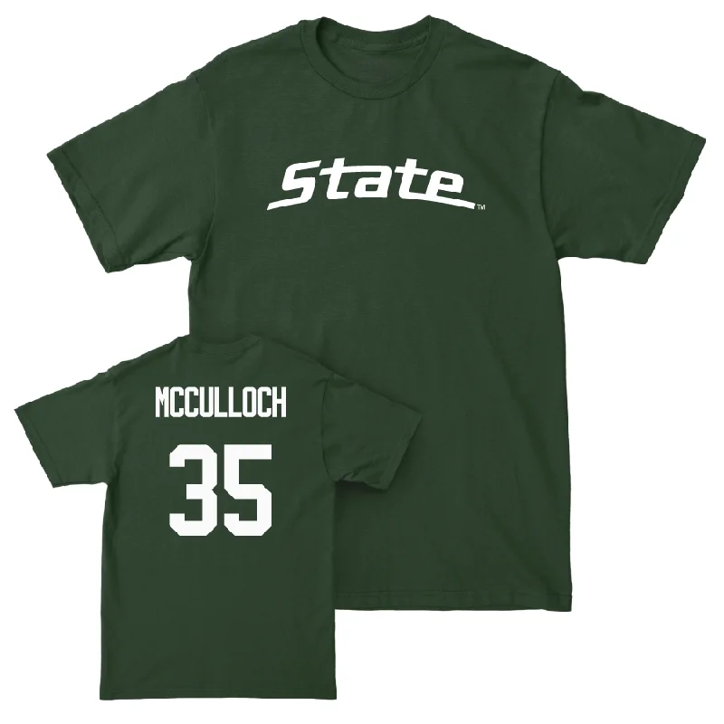 Men's basketball T-shirts team-game -Green Men's Basketball State Tee   - Jesse McCulloch