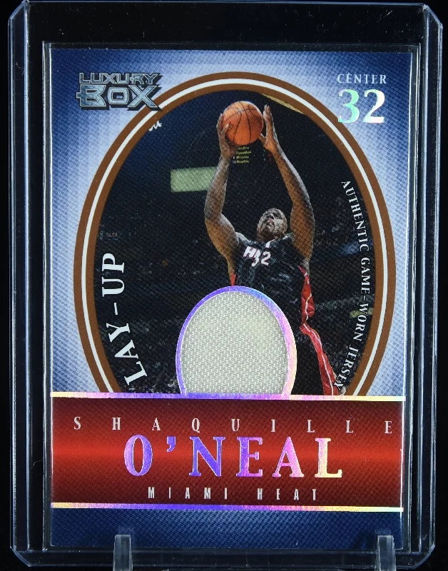 Basketball jerseys vintage-fit -Shaquille O'Neal 2004-05 Topps Luxury Box Lay-Up Relics 200 #SO Jersey Numbered #32/200