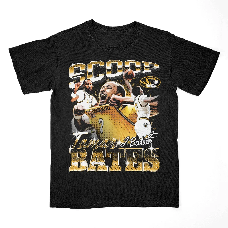 Men's basketball T-shirts retro-game -EXCLUSIVE RELEASE: Tamar Bates 90s Washed Black Tee