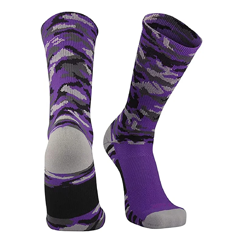 Basketball socks team-performance -TCK Sports Woodland Camo Crew Socks