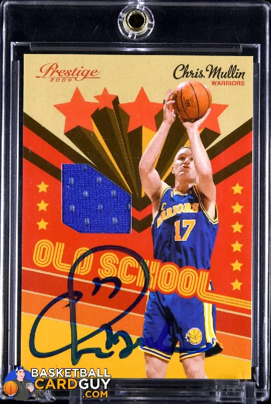 Basketball jerseys durable-style -Chris Mullin 2009 Prestige Old School Jersey Autograph Signed @ The 2022 National