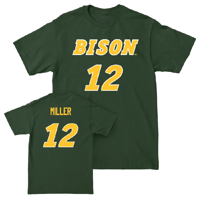 Men's basketball T-shirts team-season -Green Men's Basketball Player Tee - Masen Miller