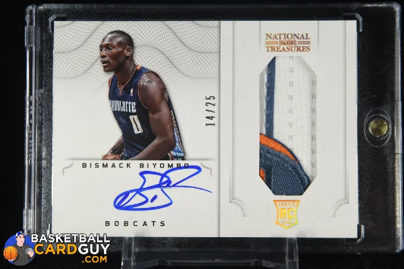 Basketball jerseys retro-team -Bismack Biyombo 2012-13 Panini National Treasures Jersey Number Autographs #106 #/25