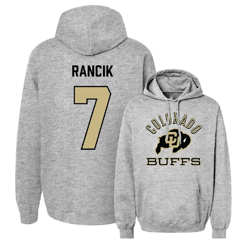 Men's basketball hoodie budget outfit -Sport Grey Men's Basketball Classic Hoodie  - Sebastian Rancik