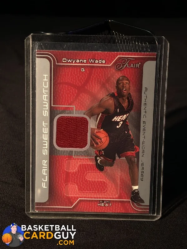 Basketball jerseys modern-season -Dwyane Wade 2003-04 Flair Sweet Swatch RC Jersey #/250