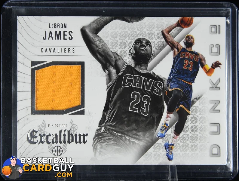 Basketball jerseys moisture-wicking -LeBron James 2014-15 Panini Excalibur Dunk Company Jerseys #4