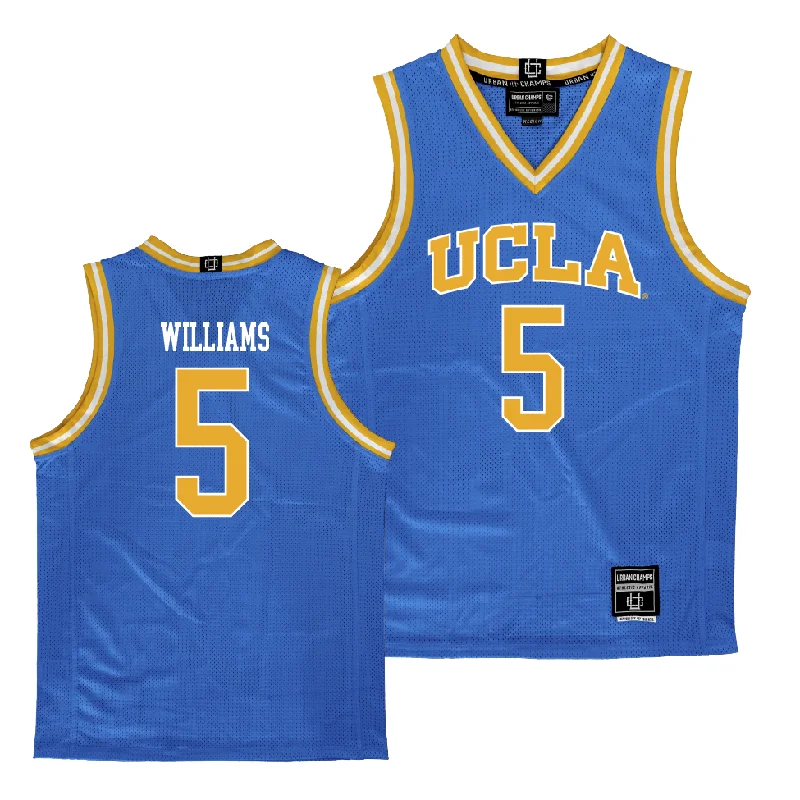 Basketball jerseys vintage-comfort -UCLA Men's Basketball Blue Jersey  - Brandon Williams