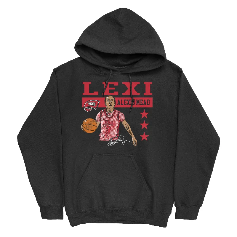 Men's basketball hoodie special offers -EXCLUSIVE RELEASE: Alexis Mead Illustrated Black Hoodie