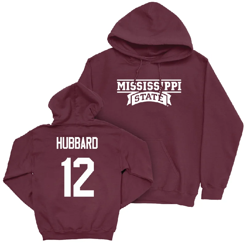 Men's basketball hoodie custom collection -Maroon Men's Basketball Team Hoodie - Josh Hubbard