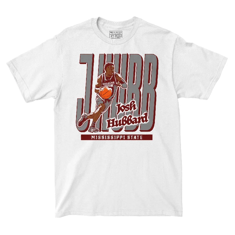 Men's basketball T-shirts affordable -EXCLUSIVE RELEASE: J Hubb Cartoon White Tee