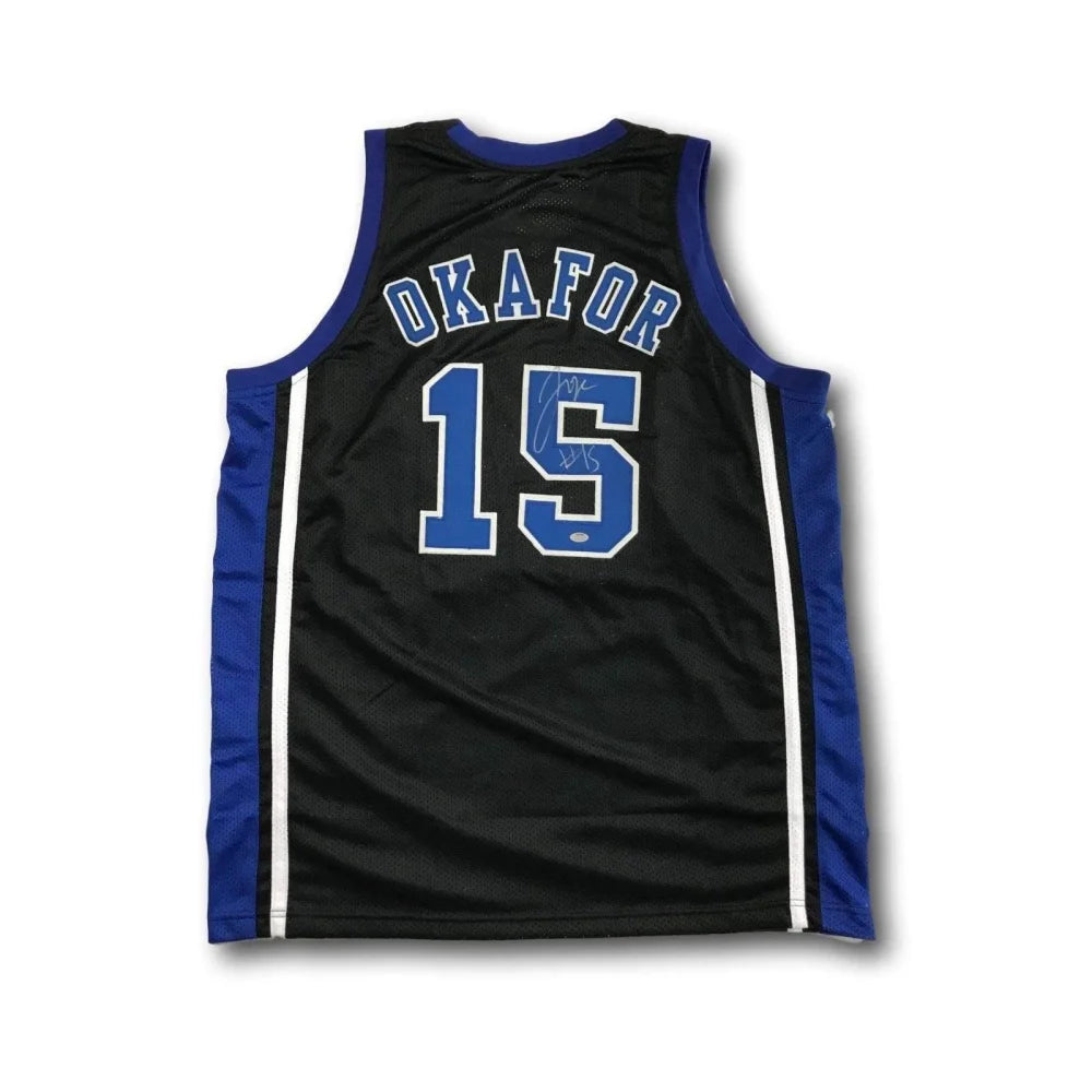 Basketball jerseys stylish-performance -Jahlil Okafor Signed Duke Basketball Jersey COA JSA Autograph