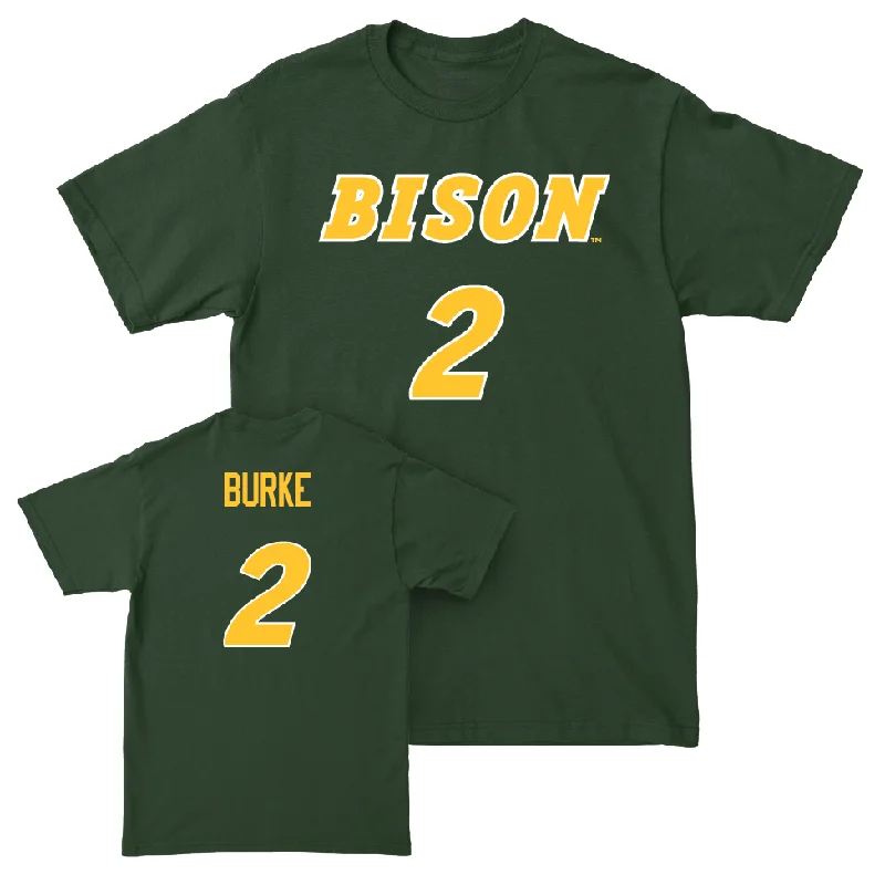 Men's basketball T-shirts white -Green Men's Basketball Player Tee - Jeremiah Burke