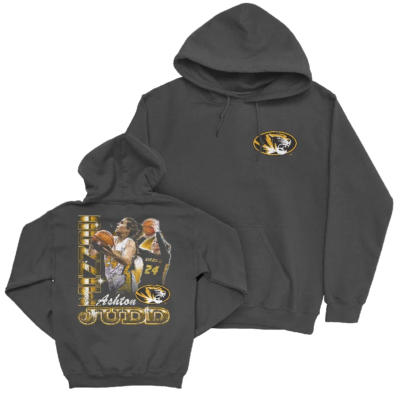 Men's basketball hoodie team special -EXCLUSIVE RELEASE: Ashton Judd 90s Washed Black Hoodie