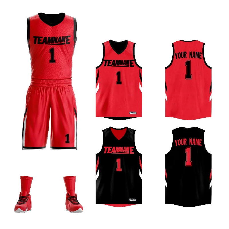 Basketball jerseys summer -Custom Basketball Jersey Team Sportwear Uniforms Reversible Shirts for Adults/Youth