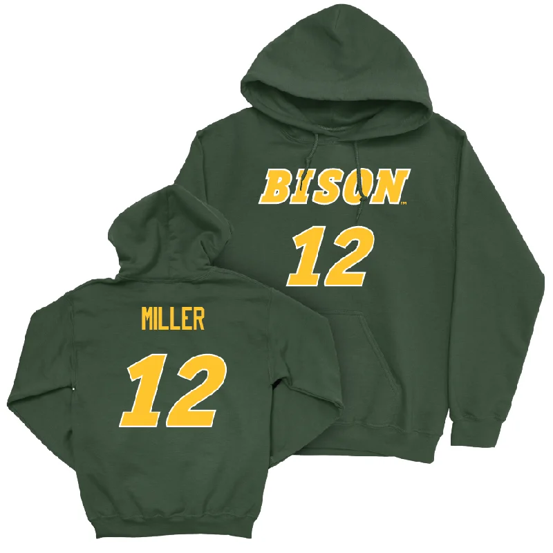 Men's basketball hoodie value price -Green Men's Basketball Player Hoodie - Masen Miller