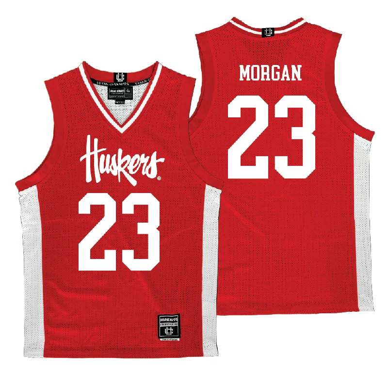 Basketball jerseys performance-style -Nebraska Men's Basketball Red Jersey  - Andrew Morgan