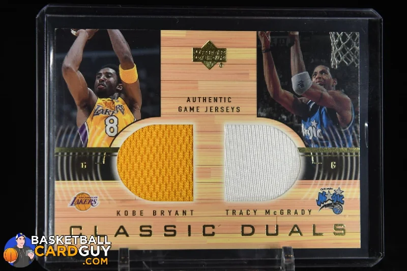 Basketball jerseys league -Kobe Bryant/Tracy McGrady 2001-02 Upper Deck Classic Duals Jerseys #KB/TM