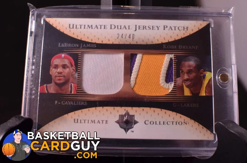 Basketball jerseys double-sided -Kobe Lebron Dual Ultimate Jersey Patch 2005-06 24/40 (Kobe's Jersey Number)