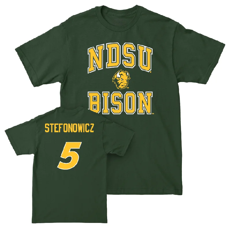 Men's basketball T-shirts pro-vintage -Green Men's Basketball College Tee  - Andy Stefonowicz