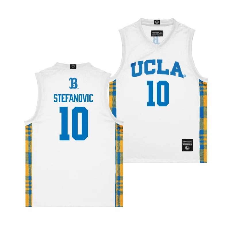 Basketball jerseys lightweight -EXCLUSIVE: UCLA Winter Edition Men's Basketball Jersey  - Lazar Stefanovic