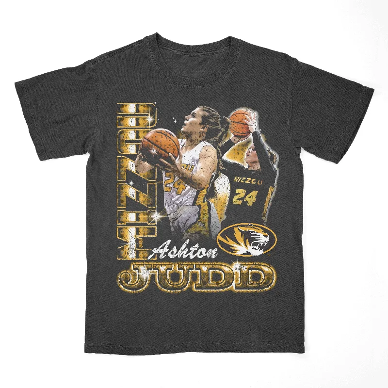 Men's basketball T-shirts lightweight-season -EXCLUSIVE RELEASE: Ashton Judd 90s Washed Black Tee