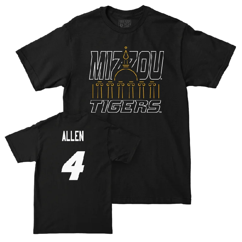 Men's basketball T-shirts retro -Men's Basketball Black Columns Tee  - Marcus Allen