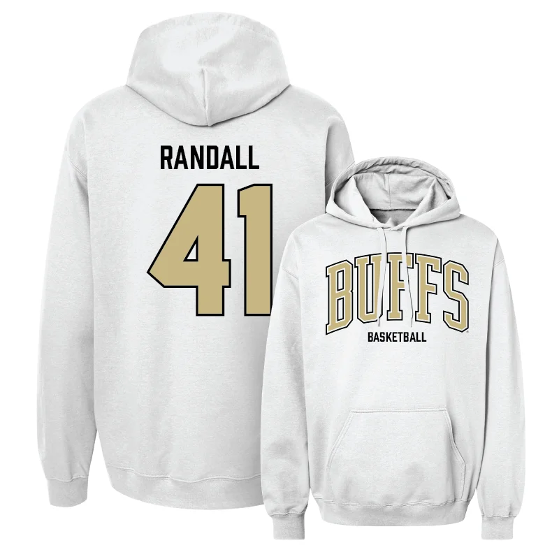 Men's basketball hoodie cost-effective buy -Men's Basketball White Arch Hoodie  - Nick Randall