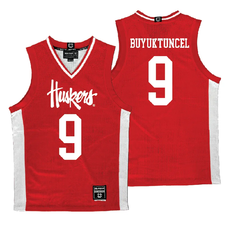 Basketball jerseys pro-fit -Nebraska Men's Basketball Red Jersey  - Berke Buyuktuncel