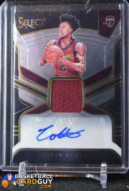 Basketball jerseys league -Collin Sexton 2018-19 Select Rookie Jersey Autographs #/99