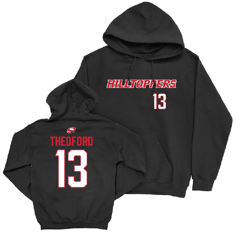 Men's basketball hoodie team hoodies -WKU Men's Basketball Black Hilltoppers Hoodie  - Julius Thedford