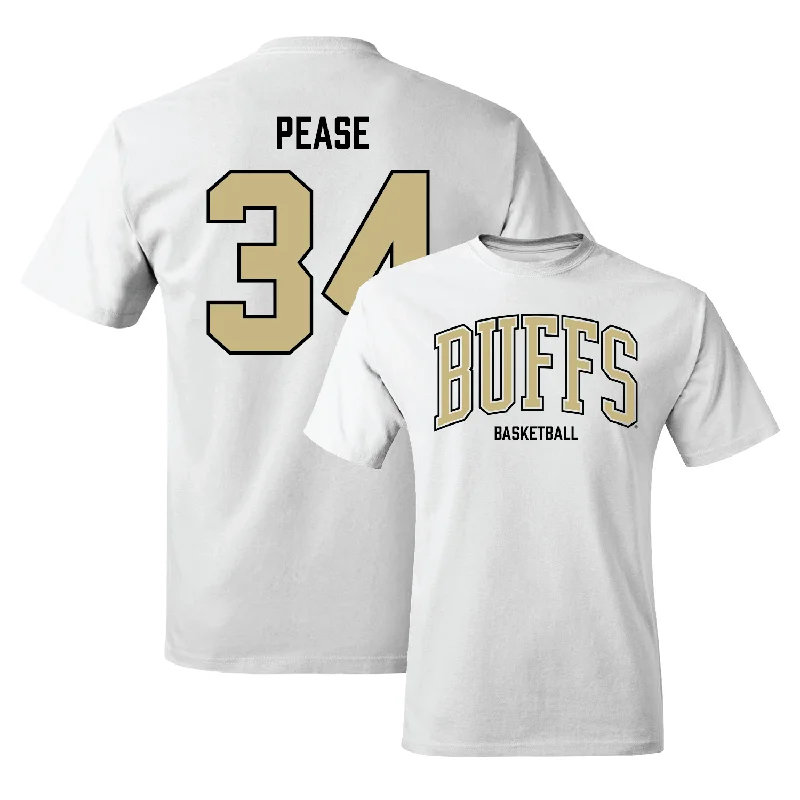 Men's basketball T-shirts street-ready -Men's Basketball White Arch Tee - Jack Pease